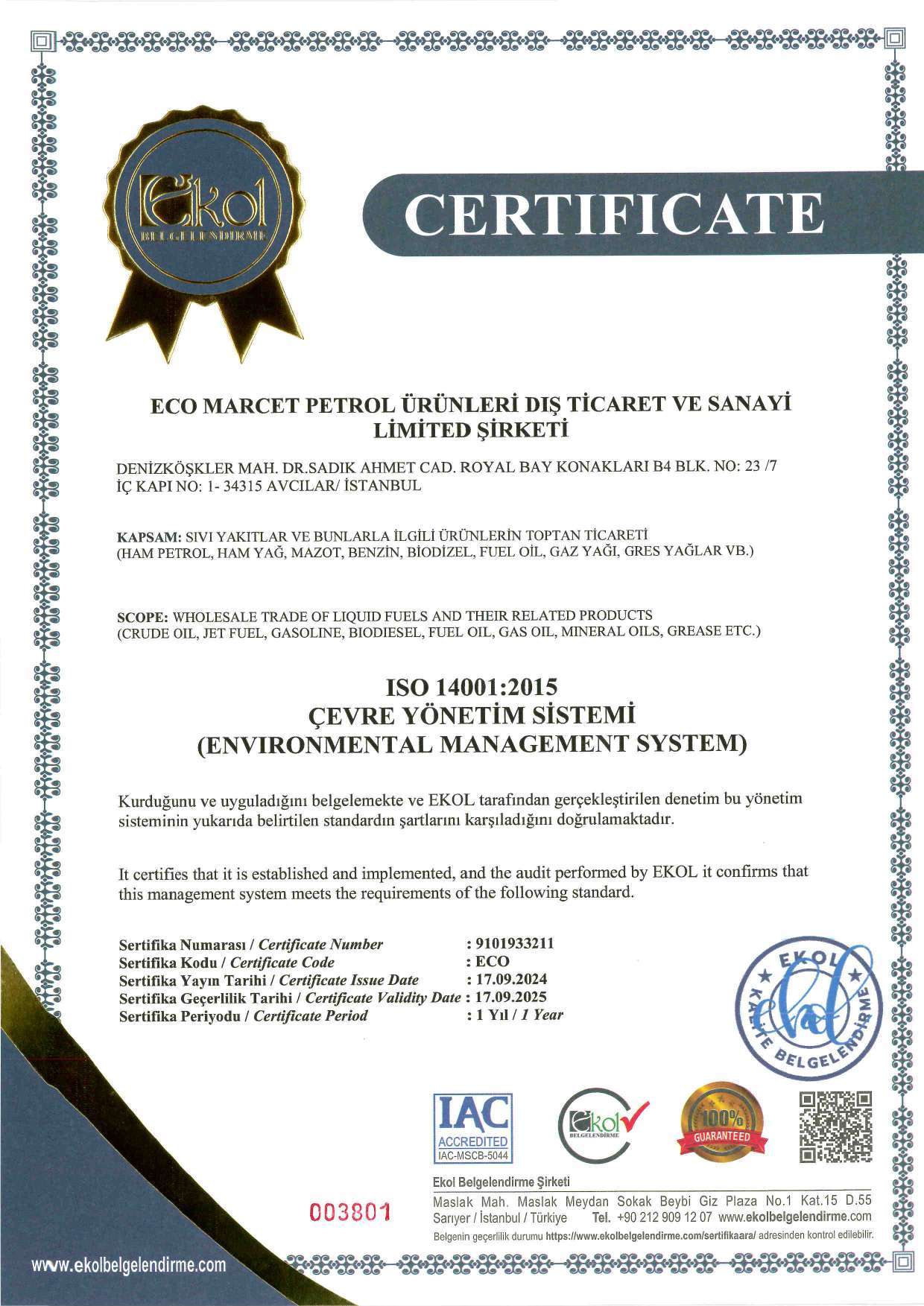 Environmental Management System